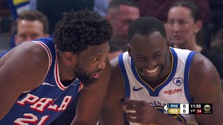 Draymond Fouls Embiid 0 Seconds Into Game 🤣 [upl. by Adnawot]