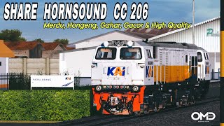 SHARE SEMBOYAN 35 CC 206 SERIES TERBARU  Trainz Simulator Indonesia [upl. by Norrie]