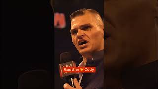 Cody Rhodes and Gunter WWE RAW wwe [upl. by Conard150]