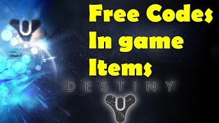 Free Destiny Codes Items Collectible Cards Emblems [upl. by Mehalick]