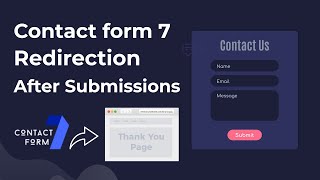 Contact form 7 redirection  Redirect To Thank You Page or any URL after Submission [upl. by Berthoud318]