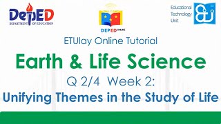 Unifying Themes in the Study of Life  Earth amp Life Science  SHS Quarter 4 Week 2 [upl. by Meurer]