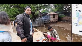 Local Fish Fry at Hogenakkal Falls  Street Food of Karnataka  Live Ride Travel [upl. by Sugden48]