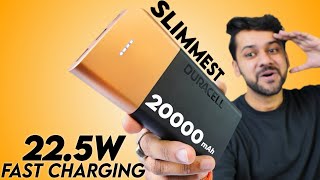 Lightweight and Powerful  Duracell 20000mAh Slimmest Power Bank  Unboxing amp Review [upl. by Ahsienod]