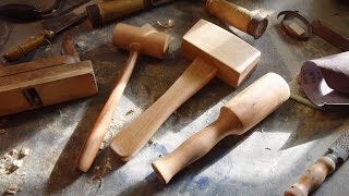 Making 3 Types of Mallets for Woodworking [upl. by Nimajnab906]