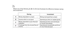 AQA Macroeconomics Assessment 1 Savings amp investment [upl. by Waller474]