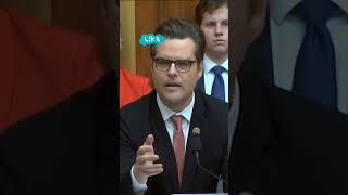 Matt Gaetz OPEN MINDED on SEX CHANGES FOR ILLEGAL IMMIGRANTS [upl. by Nomael]