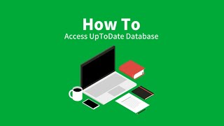 How to access UpToDate database [upl. by Topping]