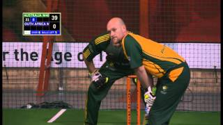 Indoor Cricket Masters World Series 2013 O40 Final Australia vs South Africa Part 1 [upl. by Anilatsyrc612]