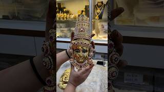 Varamahalakshmi Vratham Decoration Ideas Face  Golden Collections  Happy Customer [upl. by Backer324]