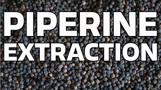 Piperine Extraction from Black Pepper [upl. by Amadas]