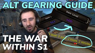 Gearing Guide for War Within Season 1 Alts [upl. by Aivartal]