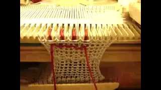 Tuck Stitch on Manual Knitting Machines [upl. by Lynett499]