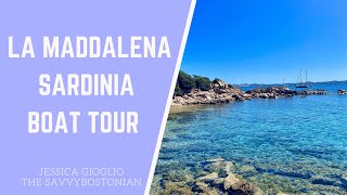 Sardinia Travel Vlog La Maddalena Boat Day Palau To Spargi Budelli Santa Maria Tahiti Day 4 [upl. by Prosser]