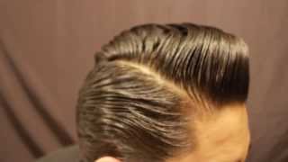 Side Part Pompadour [upl. by Llatsyrc]