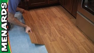 How To Install Laminate Flooring  Menards [upl. by Acirretal916]