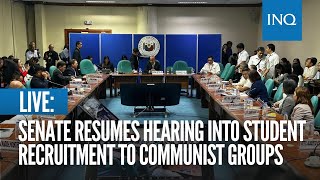 LIVE Senate resumes hearing into student radicalization recruitment to communist groups  August 6 [upl. by Pilif]