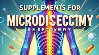 Supplements and Nutrition supporting recovery from surgeries like Microdiscectomy [upl. by Urbannal]