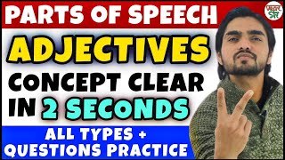 Adjective  Adjectives in English Grammar  Adjectives  ConceptWordsDefinitionClausePhrase [upl. by Onaivlis248]