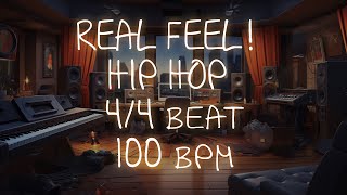 44 Drum Beat  100bpm HIP HOP REAL FEEL [upl. by Hymie848]