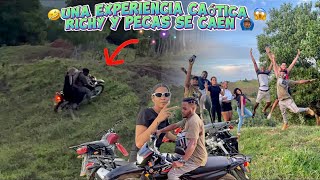 Desafío de explorar montaña ⛰️ en tiempo de lluvia  Richy y pecas sufren accidente 😱🙆🏾‍♂️ [upl. by Azerila976]