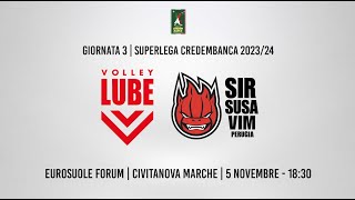 Diretta Social  Cucine Lube Civitanova  Sir Susa Vim Perugia  051123 [upl. by Ulberto]