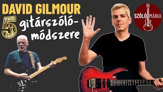 David Gilmour Pink Floyd 5 gitárszólómódszere  Szólómánia S02E01 [upl. by Yrffoeg728]