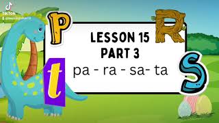 Phonics Practice Read Aloud for Lesson 15 part 3 short a for kids [upl. by Nolrak614]