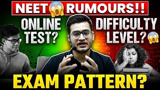 NEET 2025 Rumours 😱 Exam Pattern CHANGED Difficulty LEVEL 🤯 सच क्या है [upl. by Ahrat759]