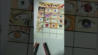 Drawing MAKIMA Eye  Chainsaw man shortsmakimayoutubeshorts [upl. by Yelra]