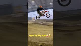 Made it to the track supercross ktm hardwork motorsport practice fun [upl. by Koppel]