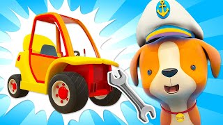 Helper cars cartoon compilation Rescue mission for street vehicles Baby cartoons for kids [upl. by Drawyah]