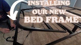 LinenSpa Adjustable Base Bed Frame  Installing REMOTE CONTROLLED BED [upl. by Folger]