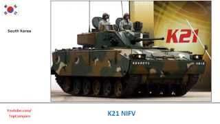 K21 NIFV Armoured personnel carrier specs comparison [upl. by Aelanna]