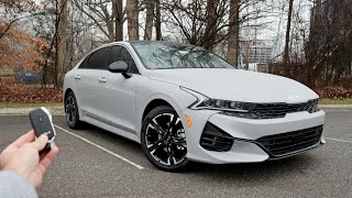 2022 Kia K5 GT Line Start Up Test Drive Walkaround POV and Review [upl. by Nylacaj327]