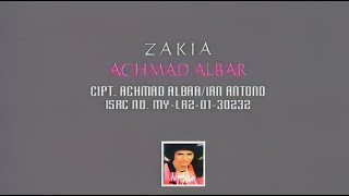 Achmad Albar  Zakia Official Karaoke Video [upl. by Skurnik]