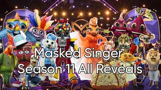 Masked Singer Season 11 All Reveals [upl. by Ruthven76]