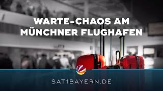 Oktoberfest und Feiertag in Bayern Chaos am Münchner Flughafen [upl. by Leahcimdivad]