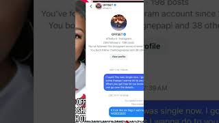 Paradise Paris jumps into Offset Inbox trying to shoot her Shot cardib Offset Paradiseparis [upl. by Col524]