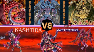 Survival of the Fittest Sacred Beasts vs Kashtira  YuGiOh Master Duel [upl. by Whitcher739]