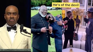 Pastor Gino Jennings calls out TD Jakes for partying with puff daddy [upl. by Yeloc216]