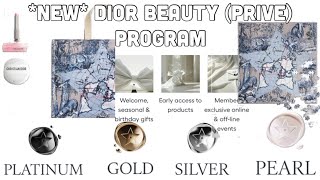 NEW Dior Beauty Privé AKA Dior Beauty Loyalty Program💙 Welcome Birthday Holiday Summer Gifts [upl. by Ellimac]