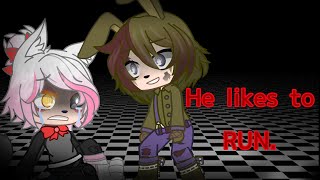 He Likes to RUNFoxy X MangleFNaF GachaOriginal [upl. by Beitris248]