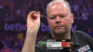 Raymond van Barneveld vs Adrian Lewis ᴴᴰ  Week 12 Betway Premier League Darts 2016 [upl. by Flemings]