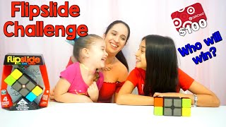 Flipslidechallenge Mom VS Daughter Funtime with Jasmine and Bella [upl. by Retsel540]