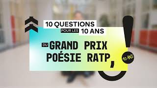 10 questions à Amélie Nothomb  Grand Prix Poésie RATP [upl. by Elisabeth]