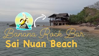 🏝️Ko Tao motorcycle ride to Banana Rock Sai Nuan Beach guide 2023🏝️ [upl. by Lemrej]