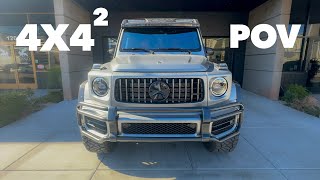 2023 G63 AMG 4x4 Squared POV DRIVE Review Worth 500k [upl. by Haelat527]