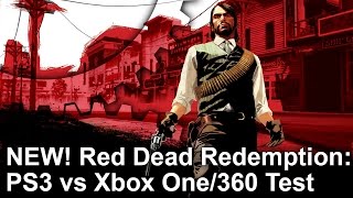 New Red Dead Redemption PS3 vs Xbox One360 Gameplay FrameRate Test [upl. by Eluj]