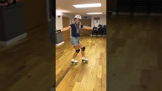 Scared Of Backwards Crossovers Try This Instead rollerskatetutorial rollerskate [upl. by Mignonne]